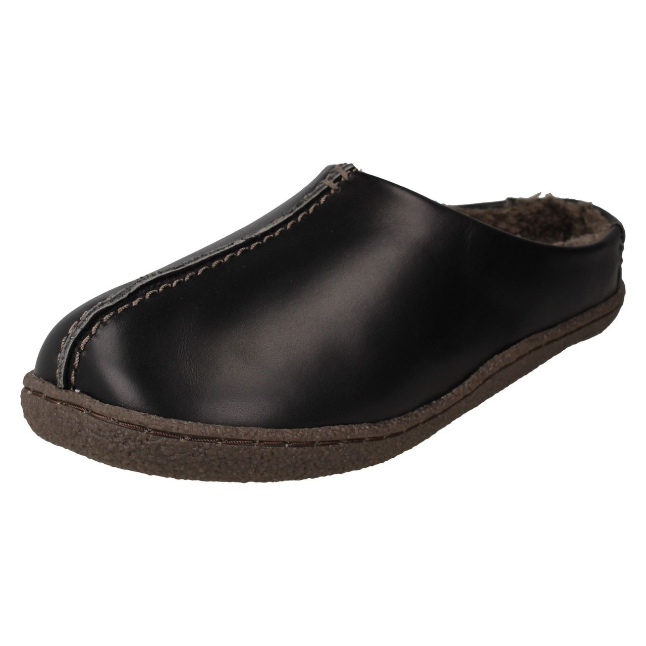 Mens Clarks Mule Slippers Relaxed Style