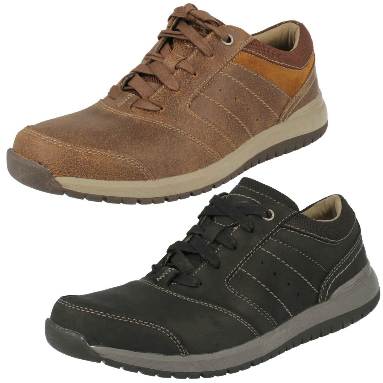 Mens Clarks Casual Lace Up Shoes Ryley 