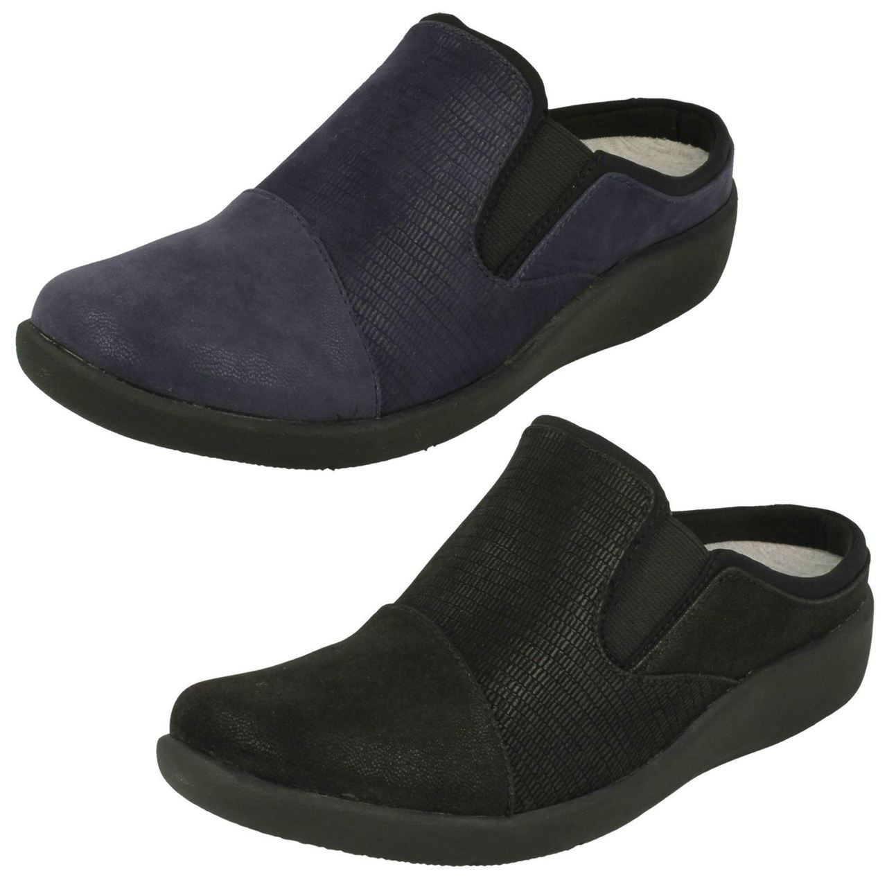 clarks cloudsteppers slip on shoes