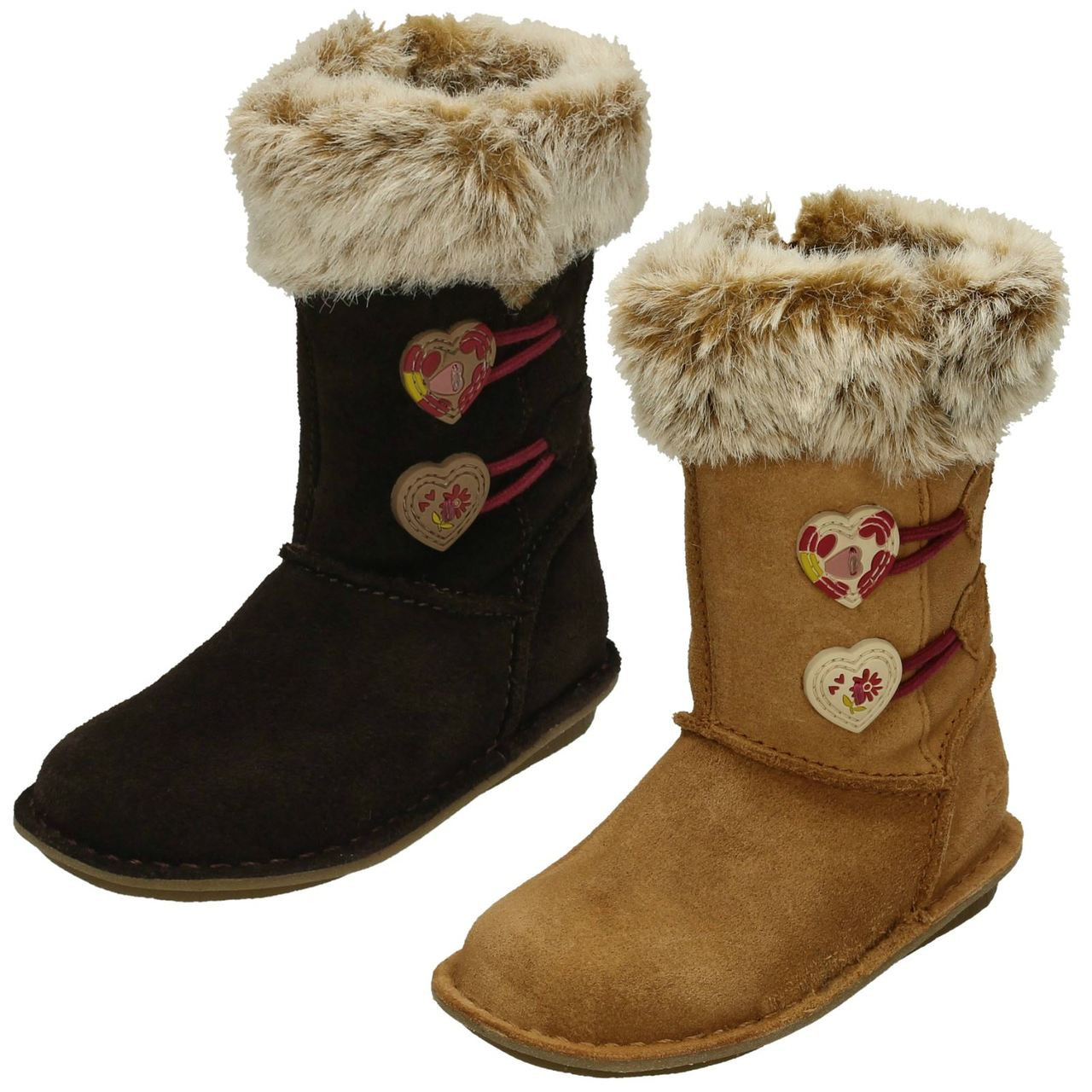 Girls Clarks Casual Winter Boots 