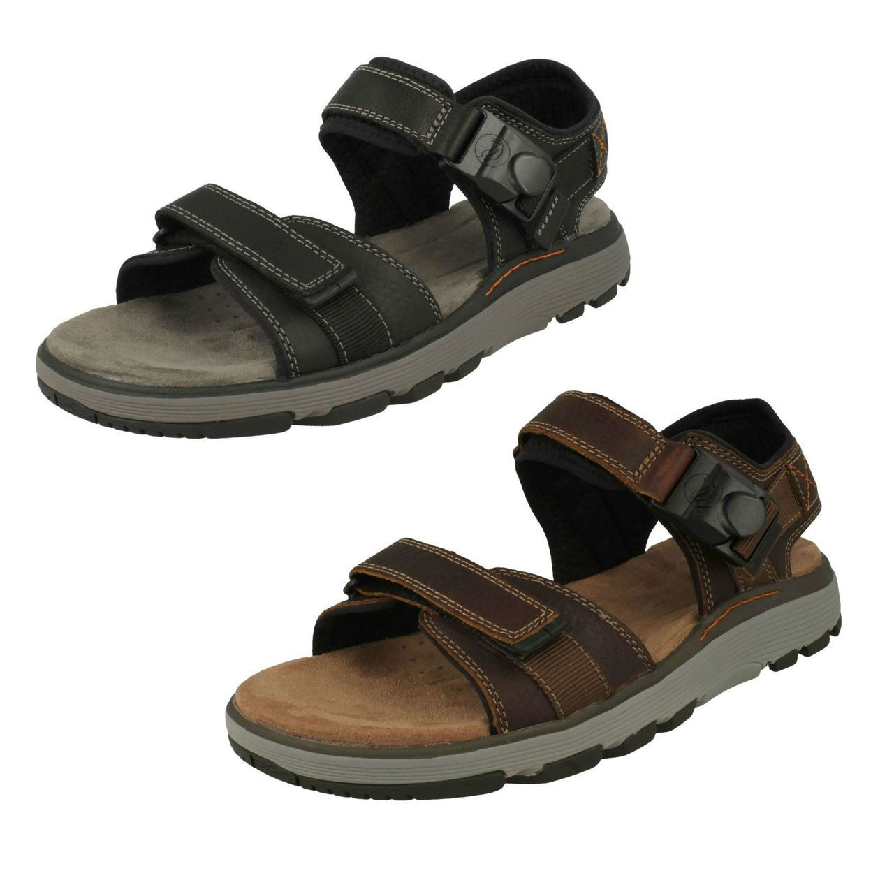 Mens Clarks Casual Strapped Sandals Un Trek Part