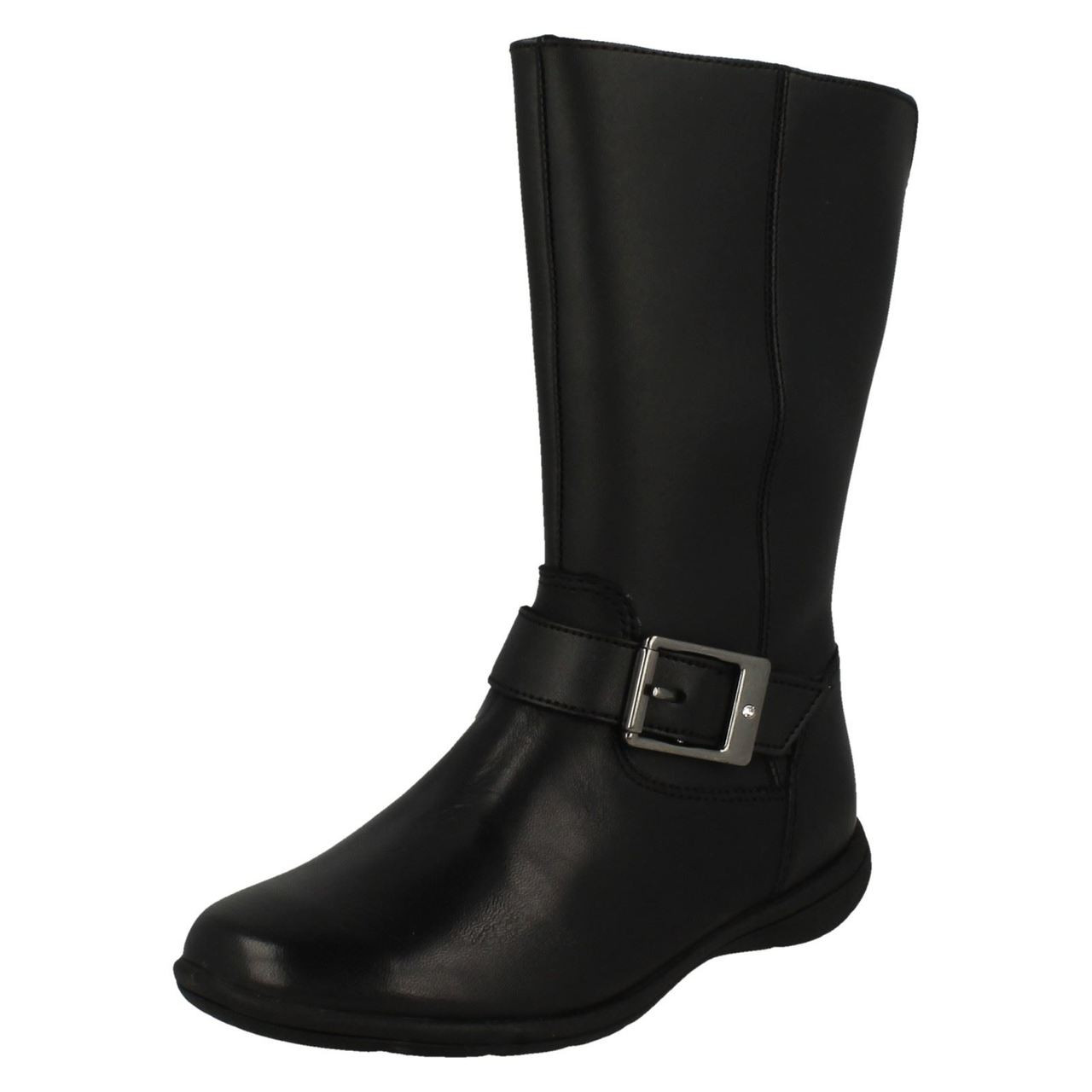 Girls black hot sale boots clarks