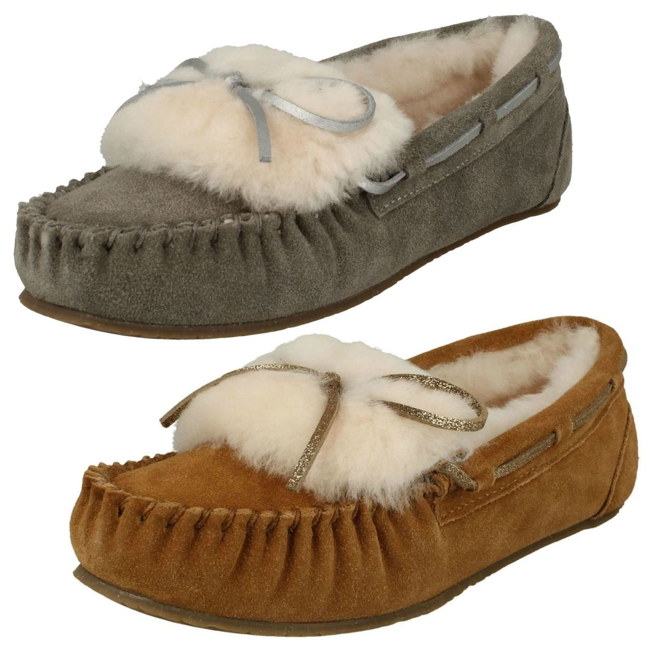 clarks ladies slippers