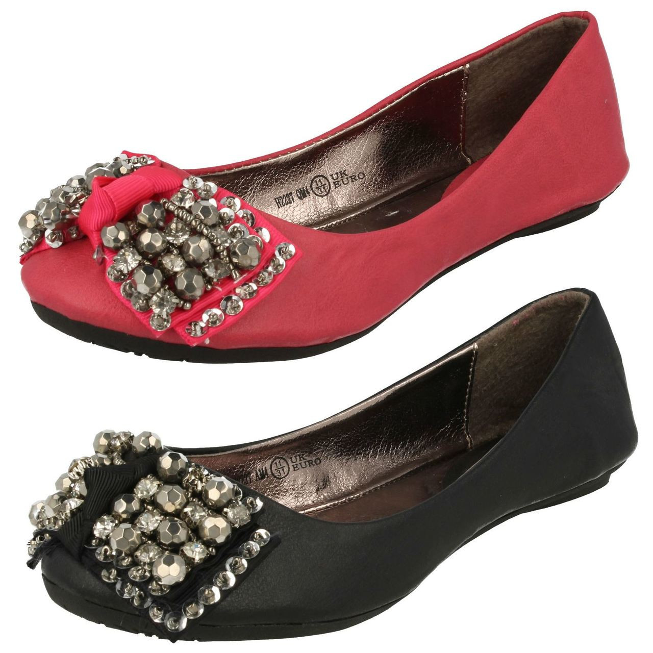 jewelled ballet flats