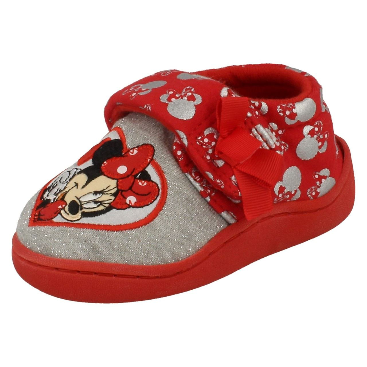 red minnie mouse slippers