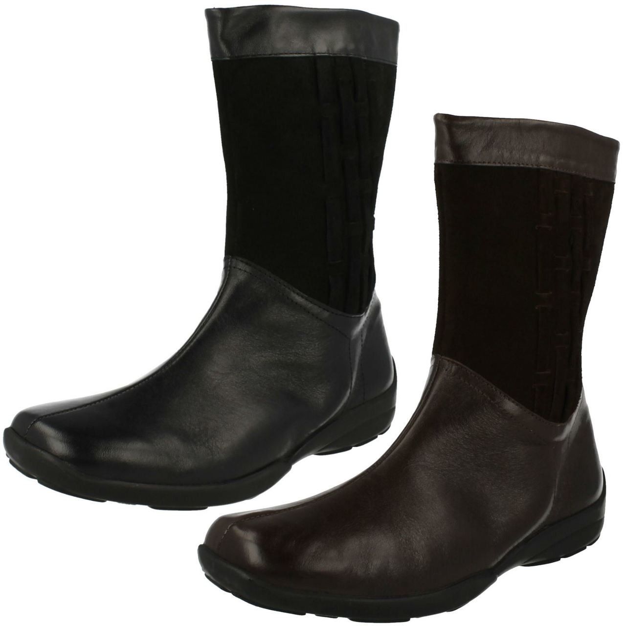 ladies calf high boots