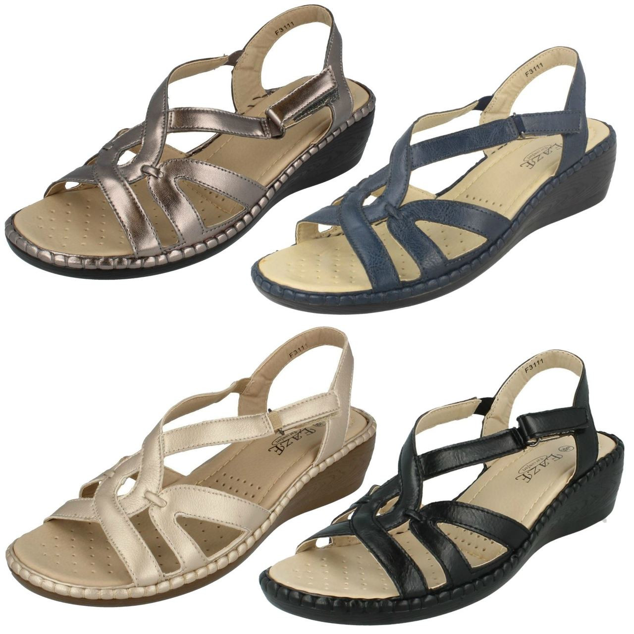 low wedge sandals