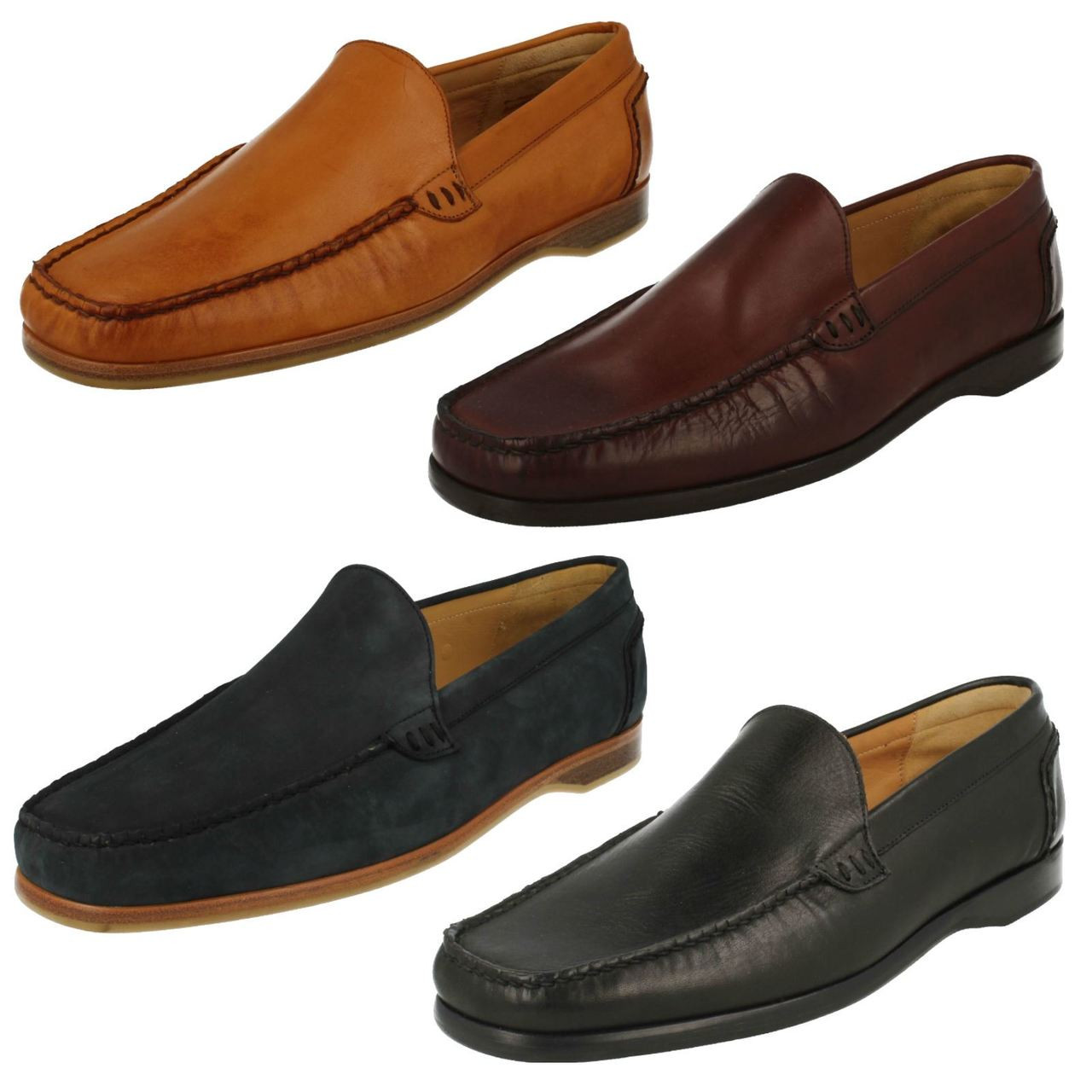 Mens Grenson Moccasin Shoes Cardiff