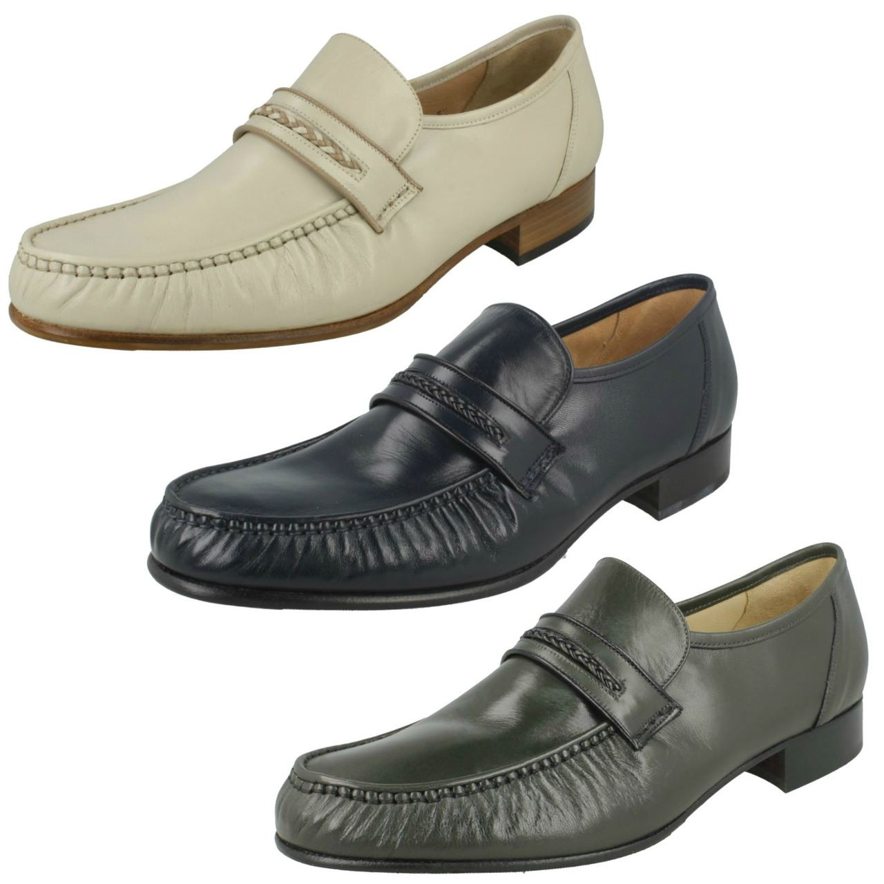 grenson slip on shoes