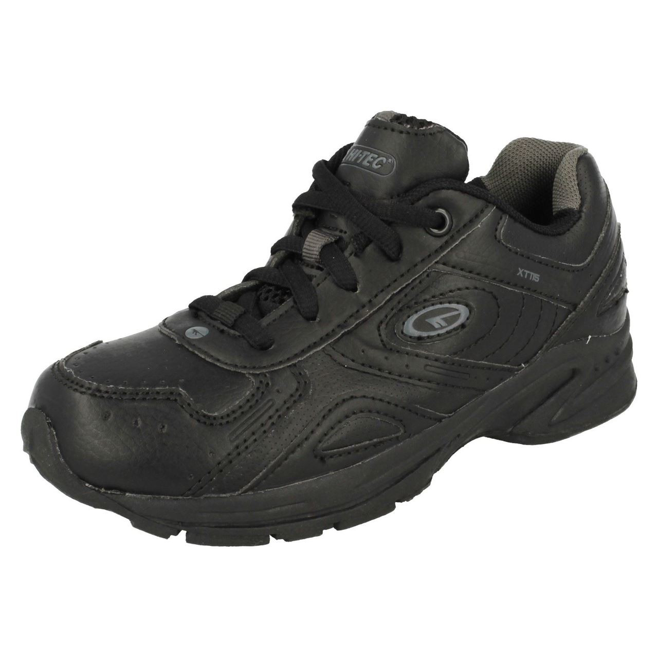 Boys junior black on sale trainers