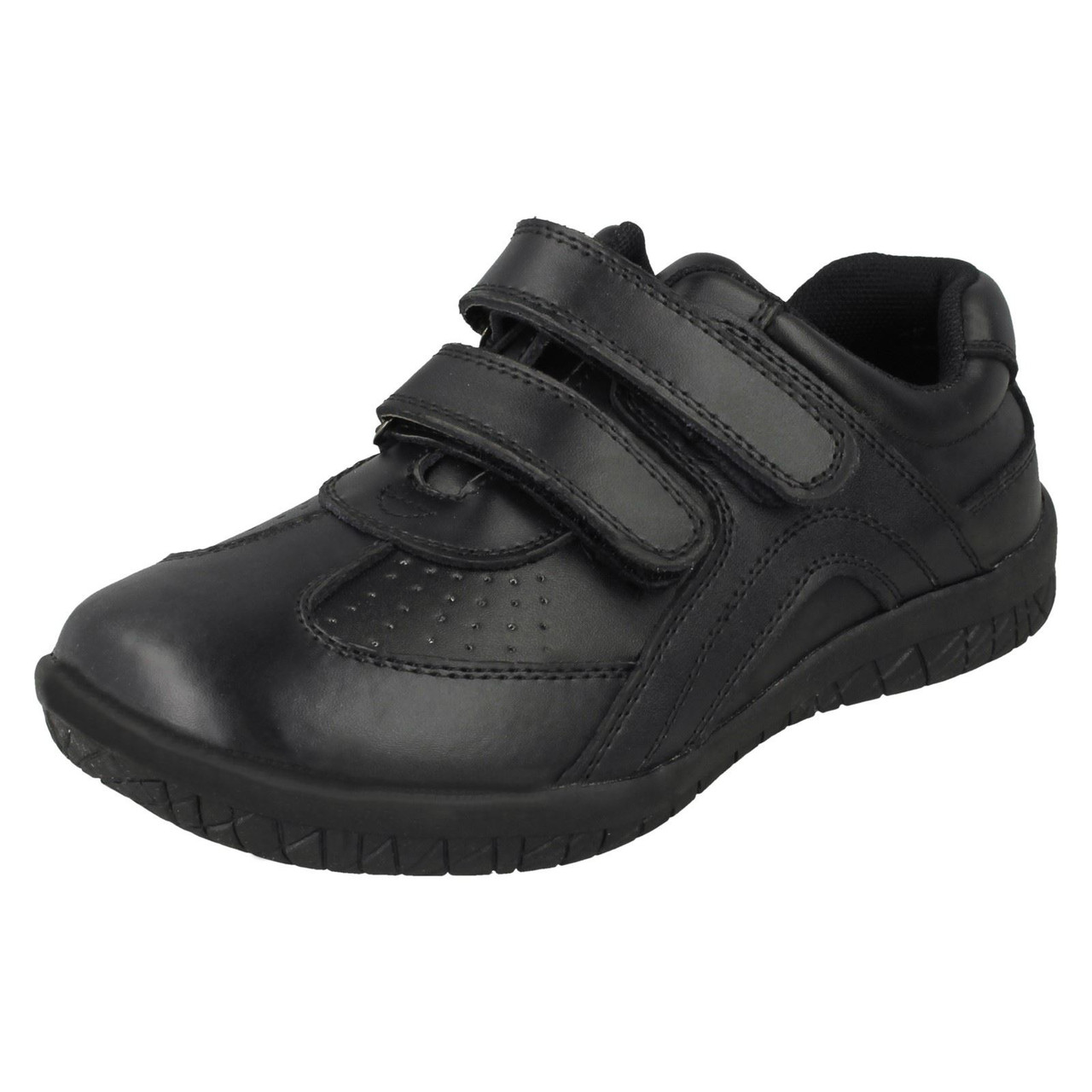 Boys JCDees Flat Hook /& Loop Trainers