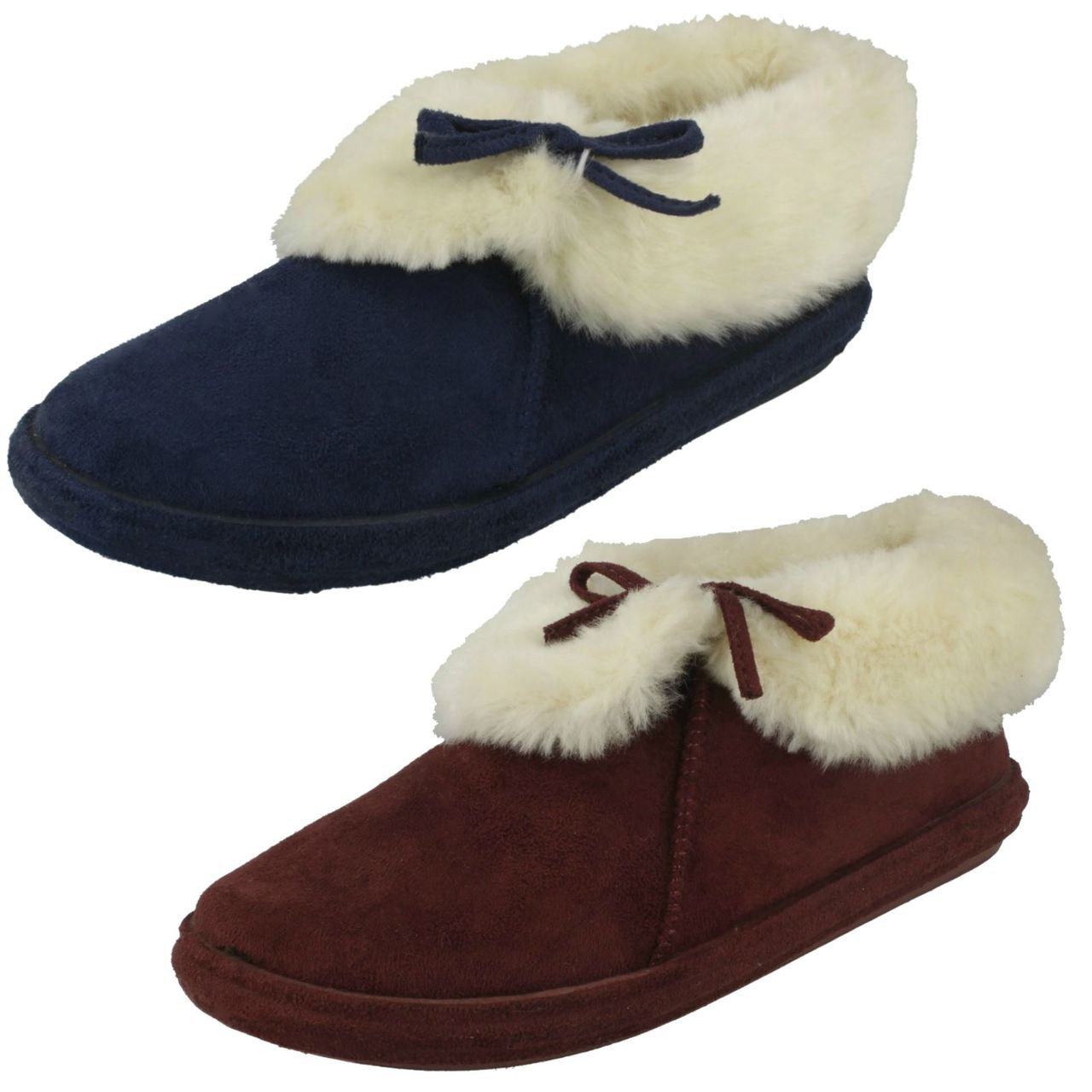 Ladies Jyoti Fur Lined Slippers with 