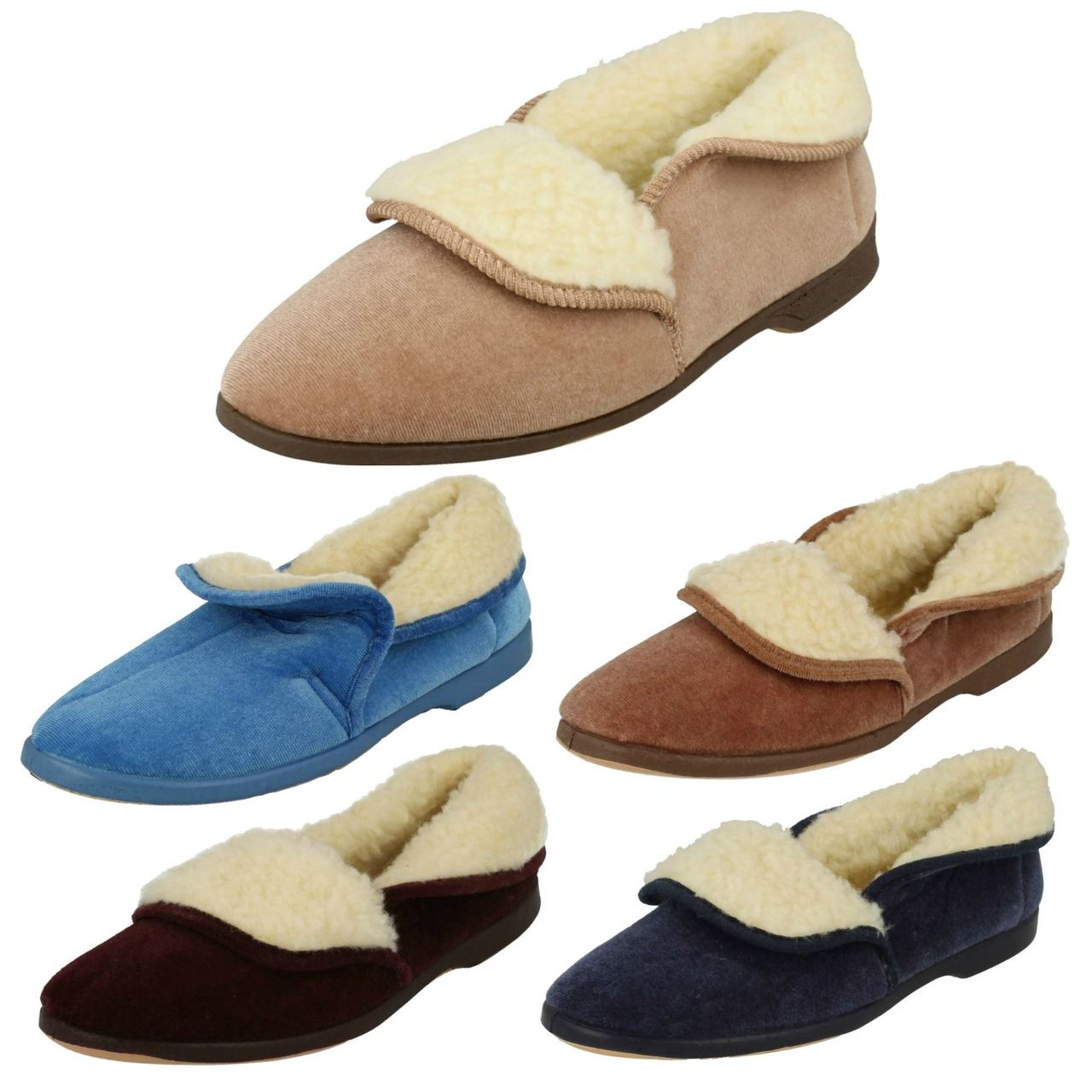 ladies slip on slippers