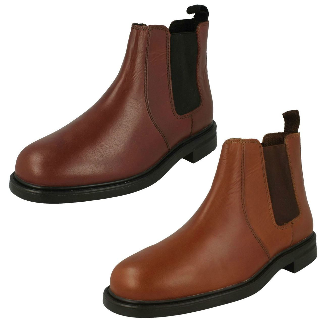 men's pull on ankle boots