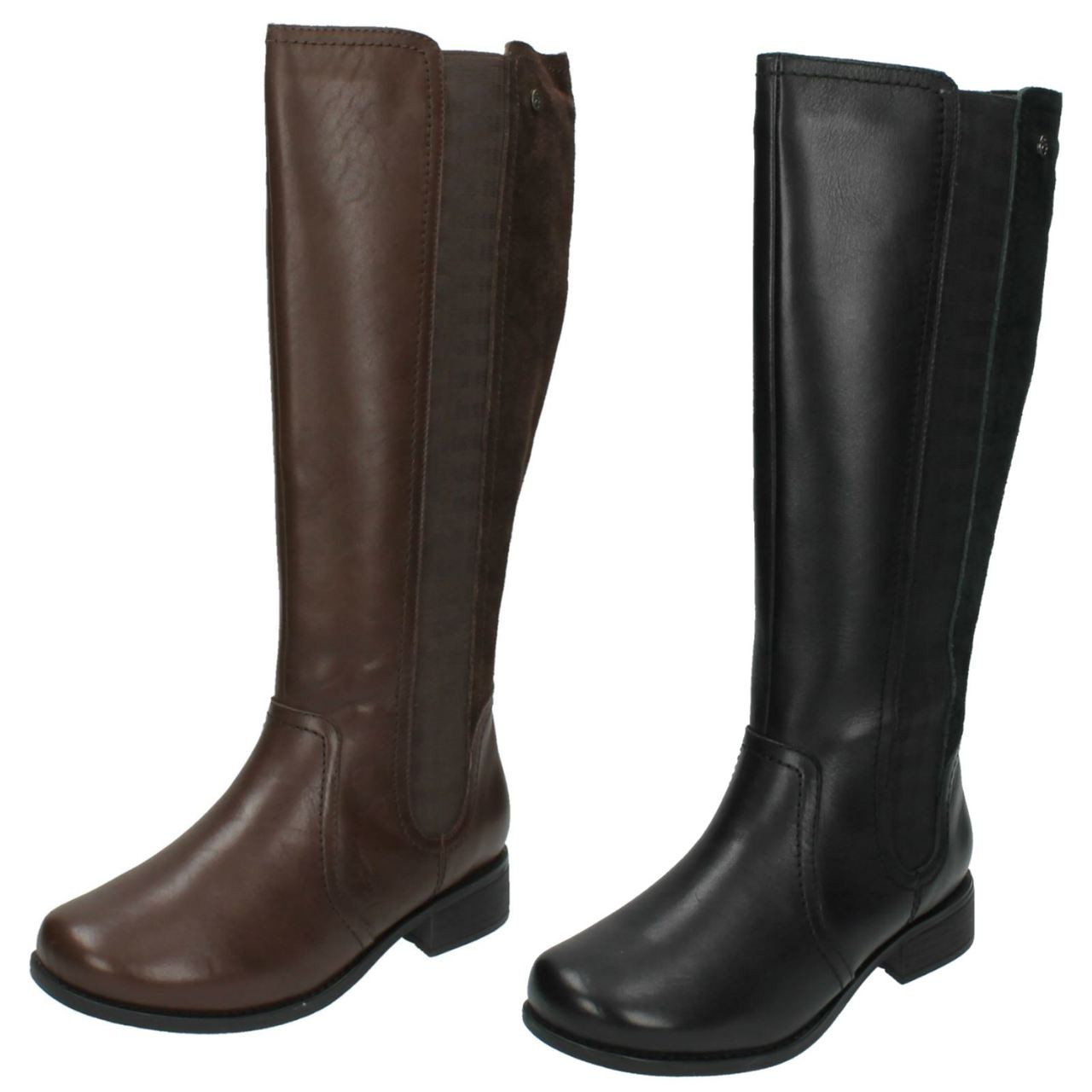 wide fit mid calf ladies boots