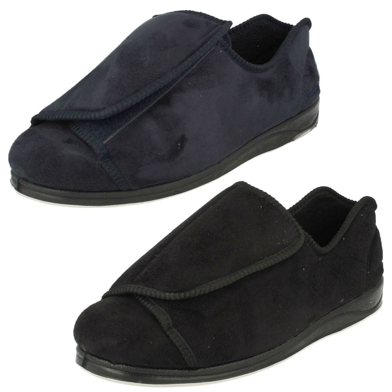 extra wide slippers mens