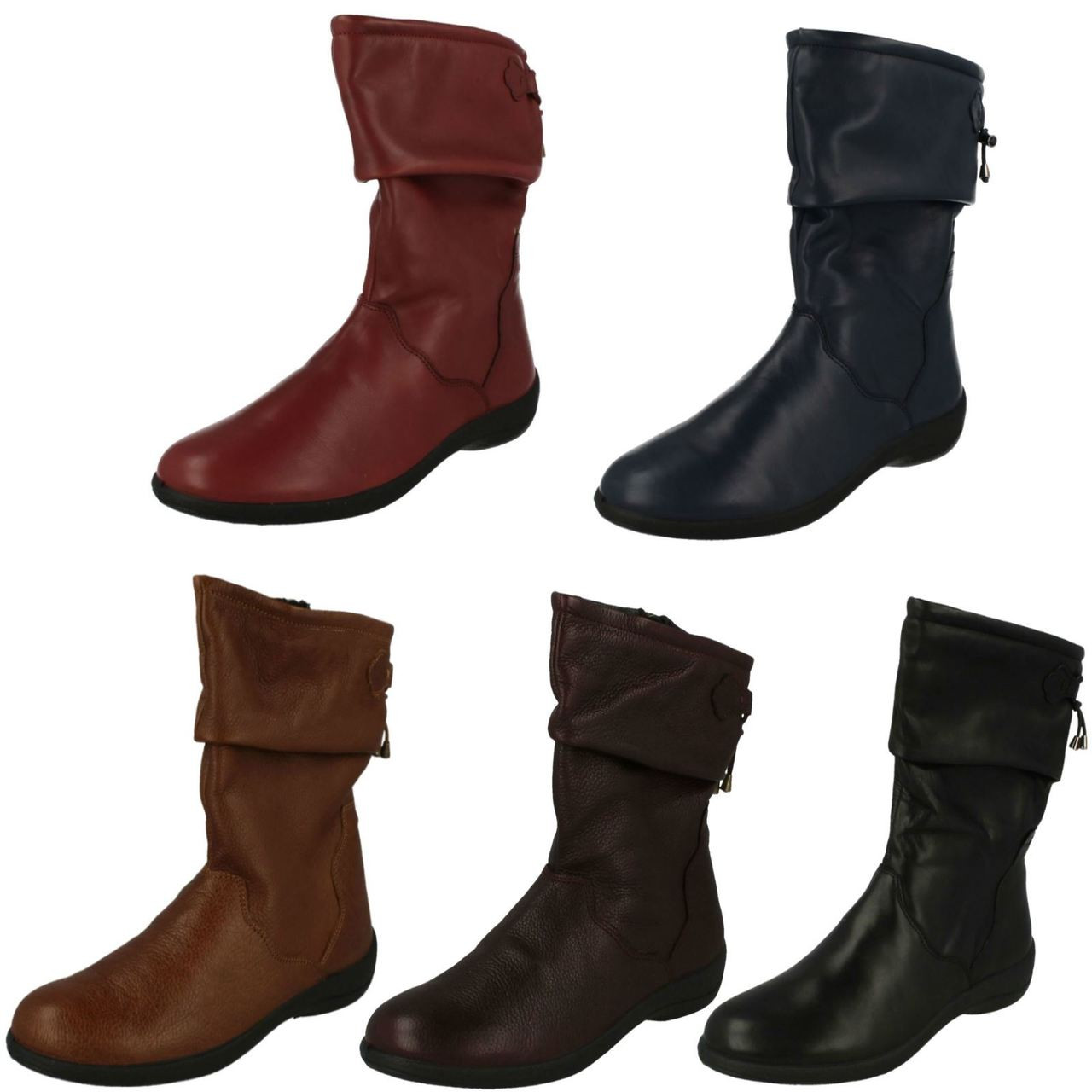 Ladies Padders Calf High Casual Boots Regan