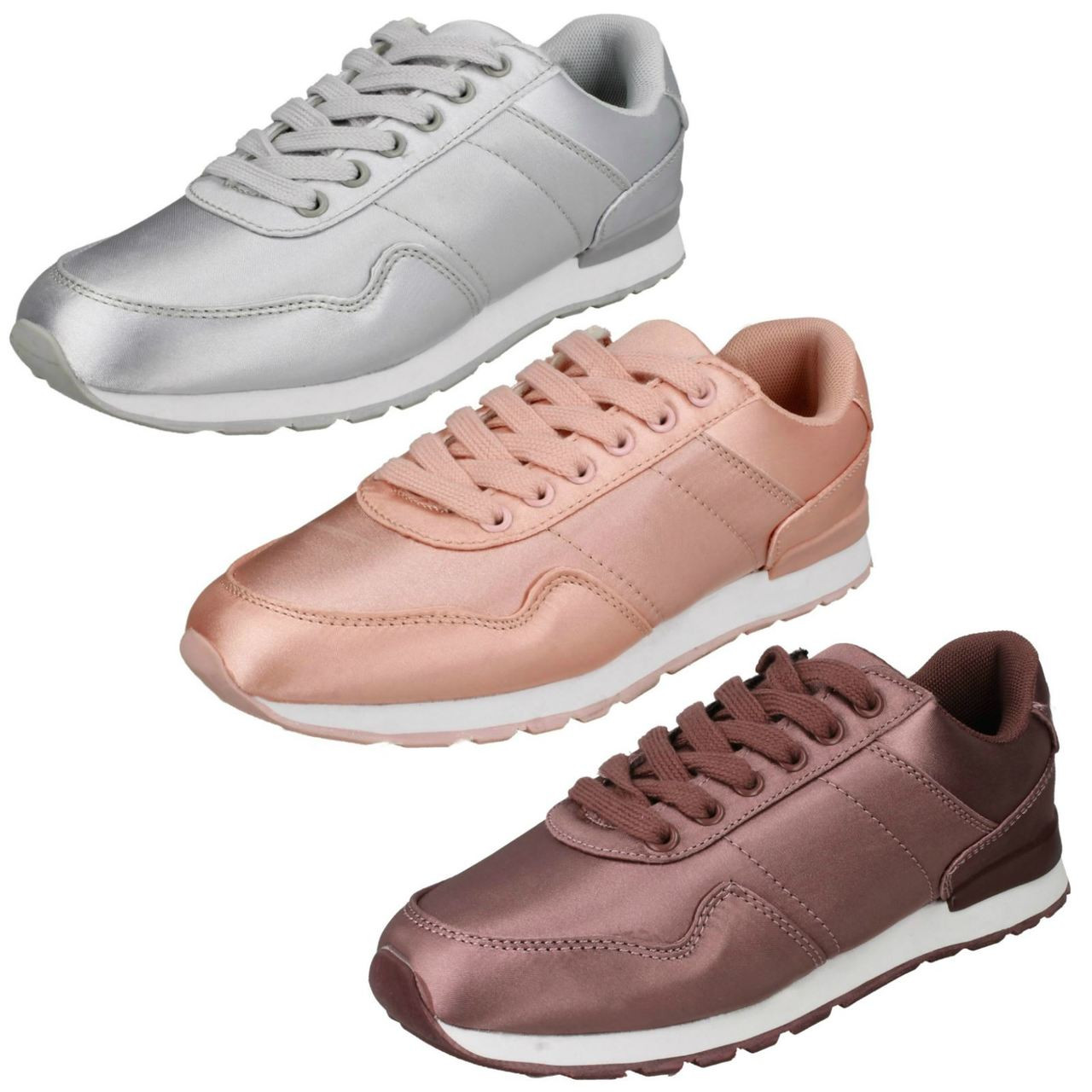 Satin trainers sales