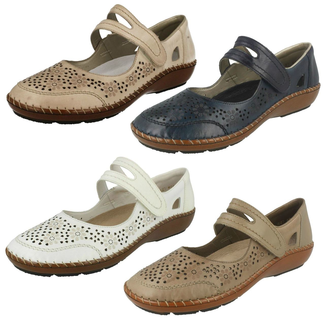 Ladies Rieker Antistress Shoes 44875