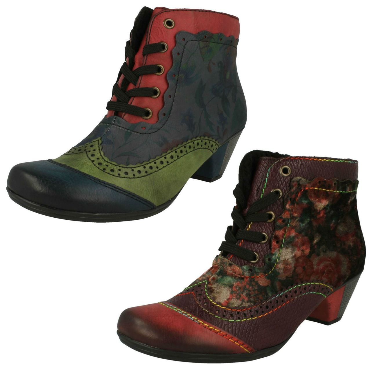 Ladies Rieker Fleece Lined Ankle Boots 