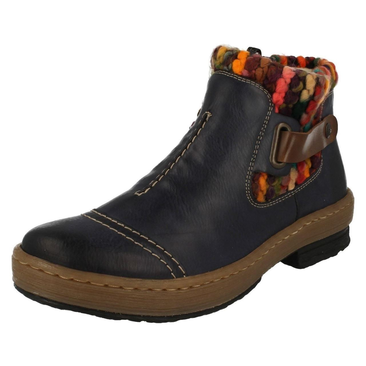 Ladies Rieker Ankle Boots Z6782