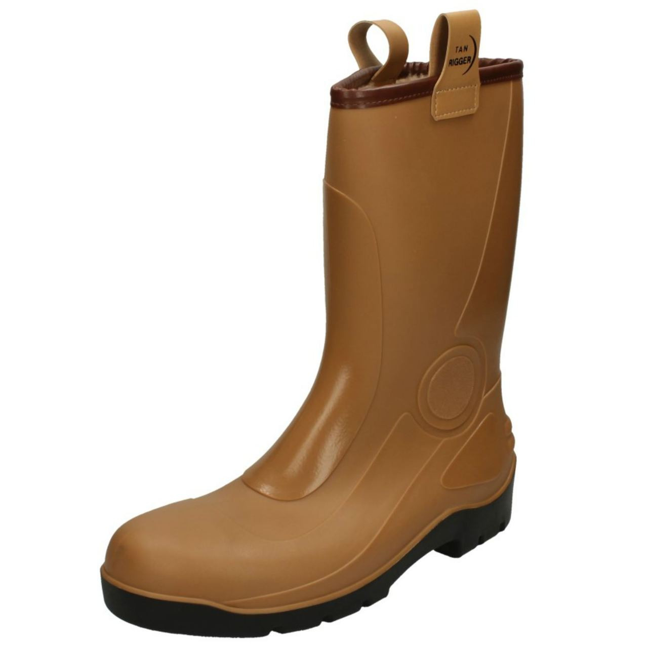 Steel toe store cap rubber boots