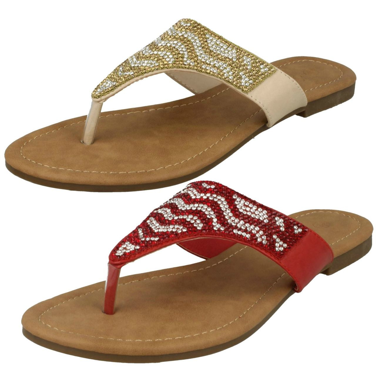 Buy online Green One Toe Flat Sandal from flats for Women by Glitzy Galz  for ₹429 at 57% off | 2024 Limeroad.com