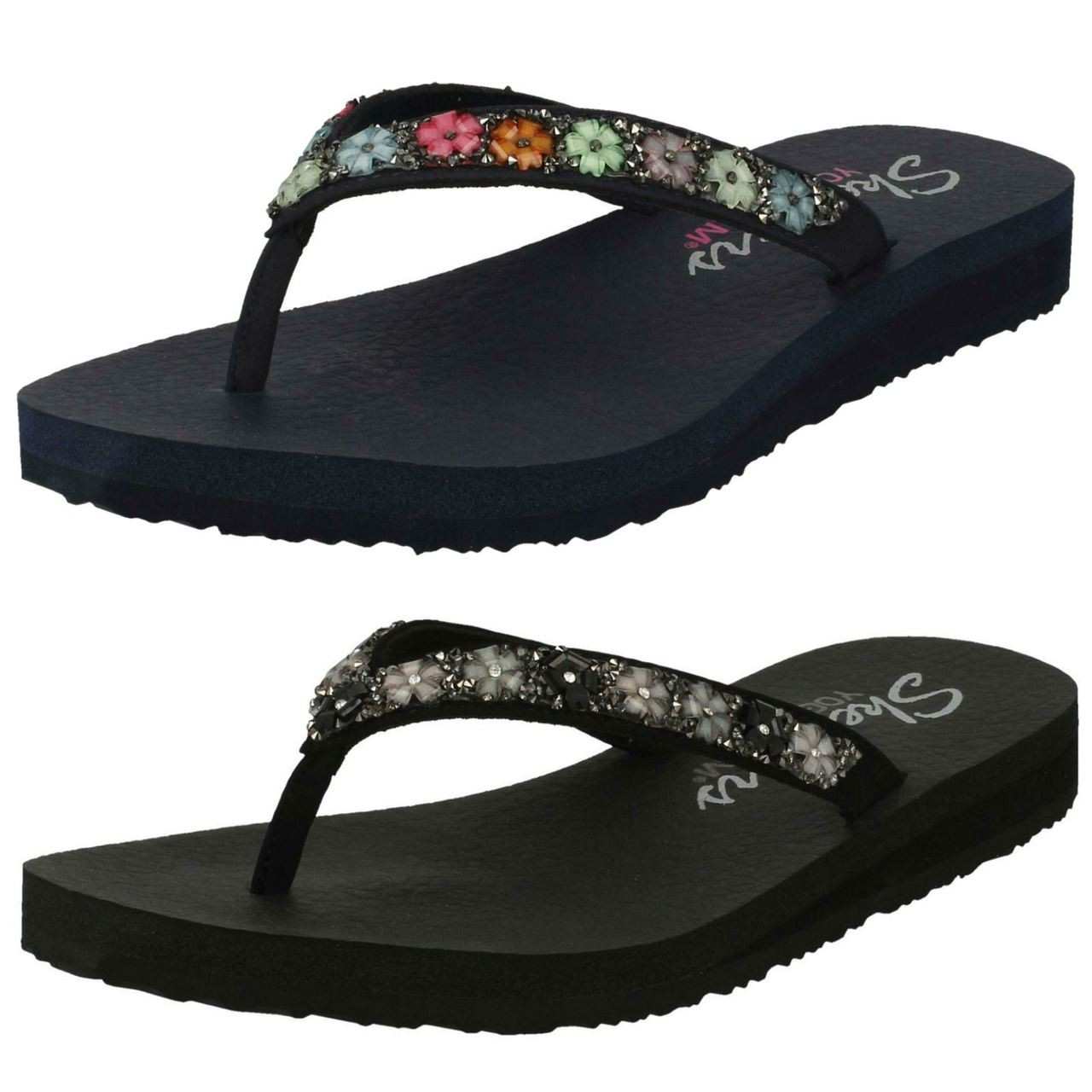 skechers yoga foam flip flops uk