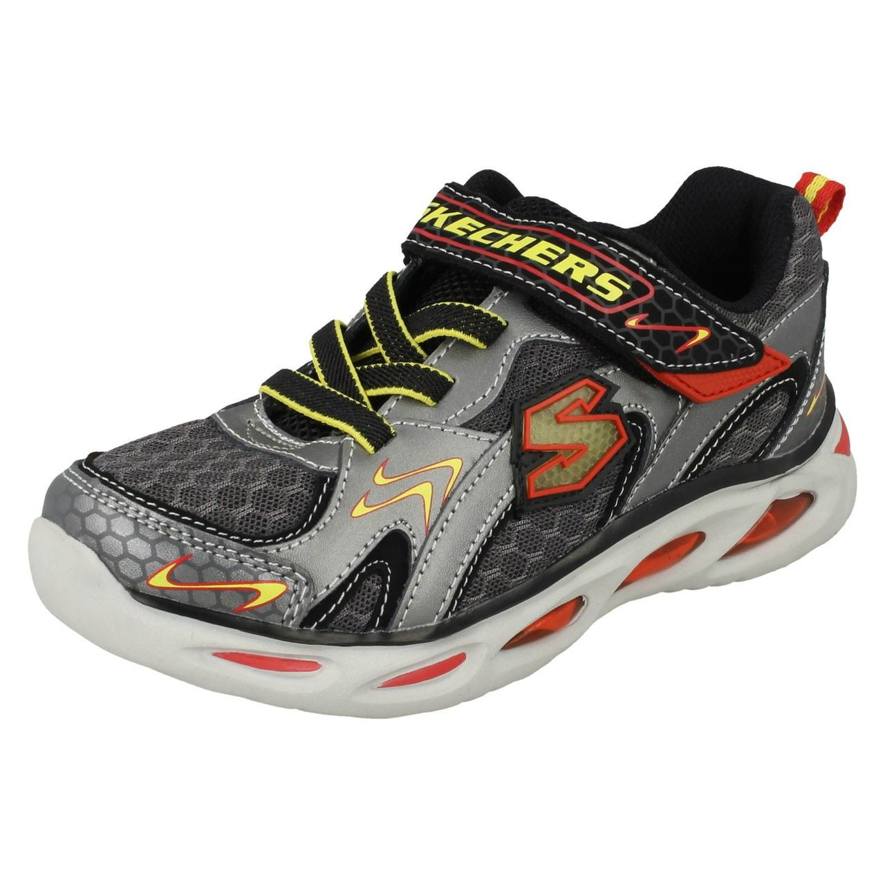 Skechers Light Up Trainers Rayz 90386