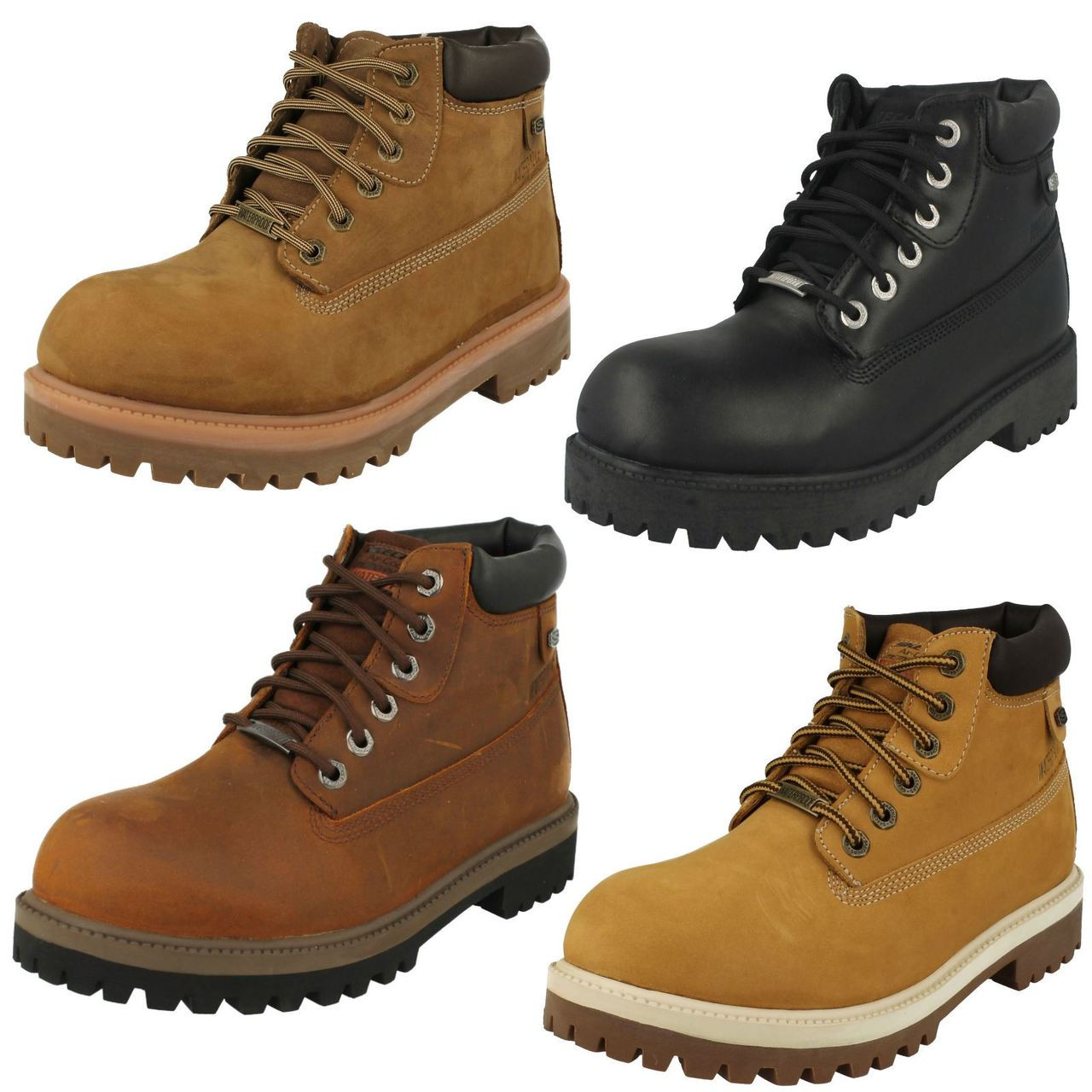 skechers boots mens waterproof