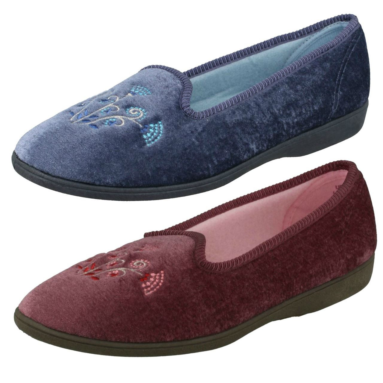 ladies slip on house shoes