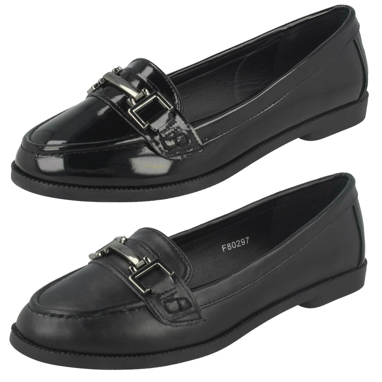 Black Patent Leather Women's Loafers Shoes Women Tassel Flats Shoes Woman