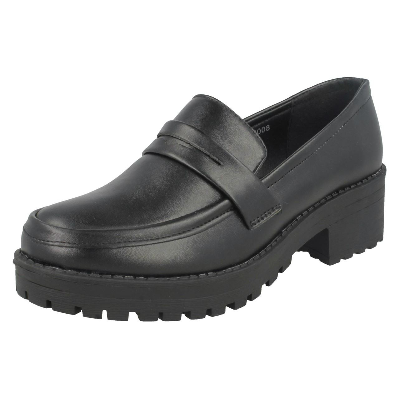 ladies chunky loafers