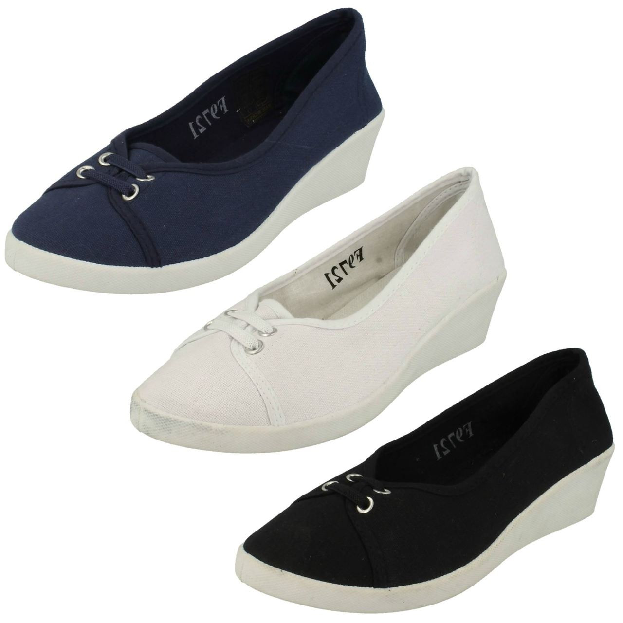 ladies canvas pumps