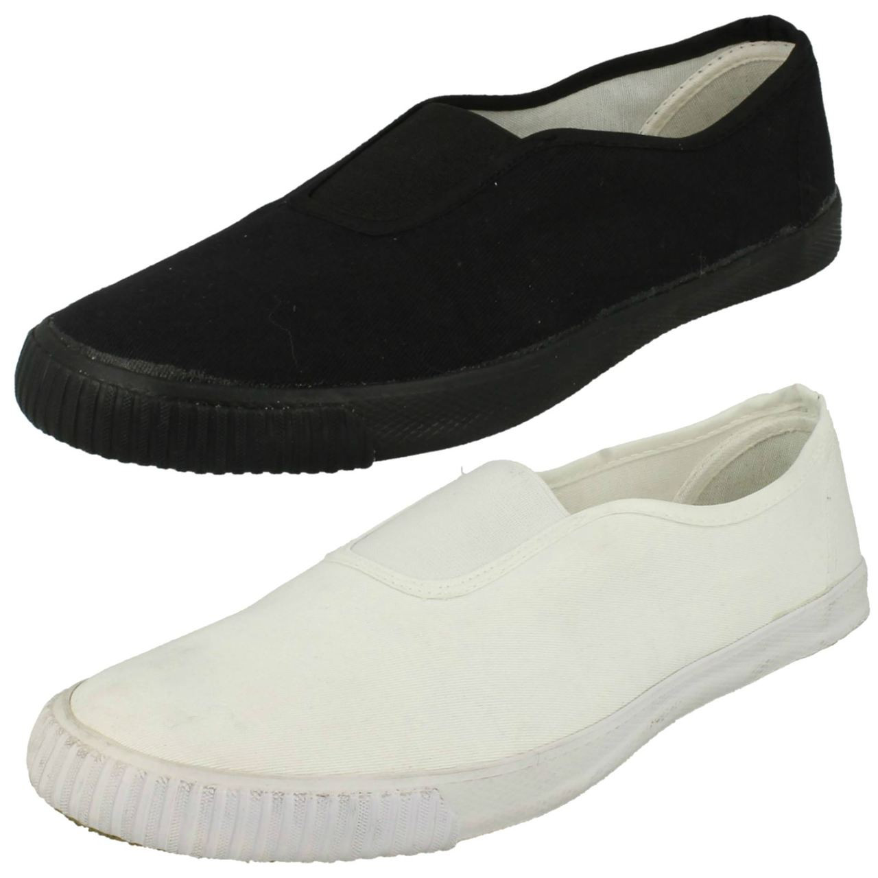 childrens black plimsolls