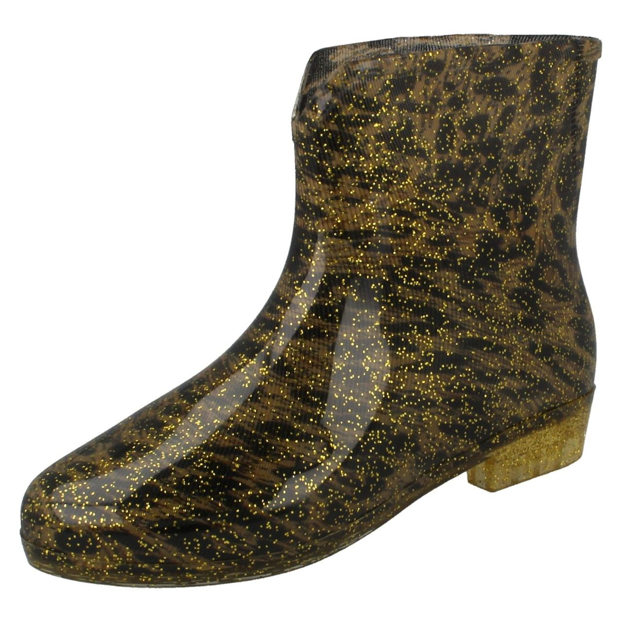 leopard print wellington boots