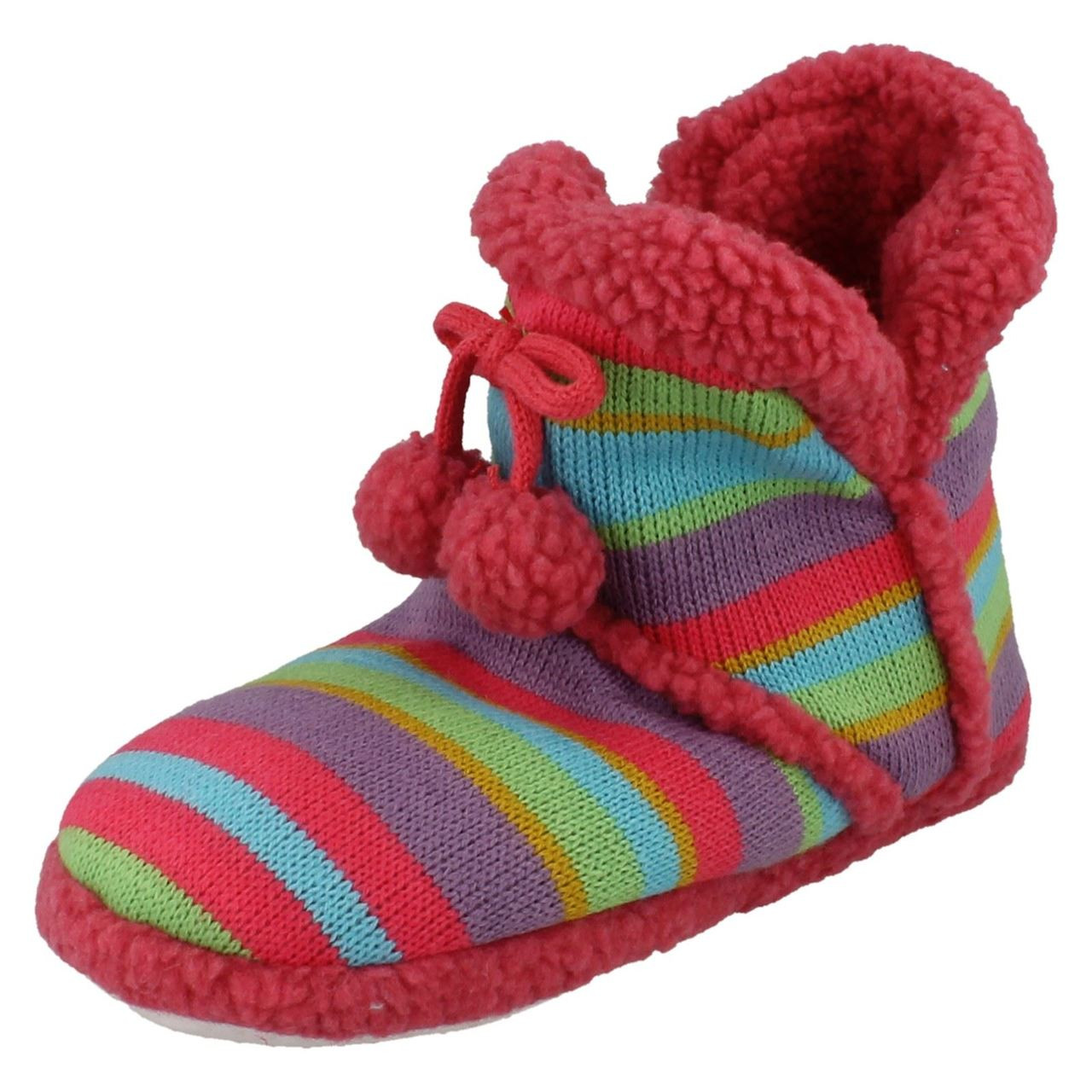 pom pom slippers for girls