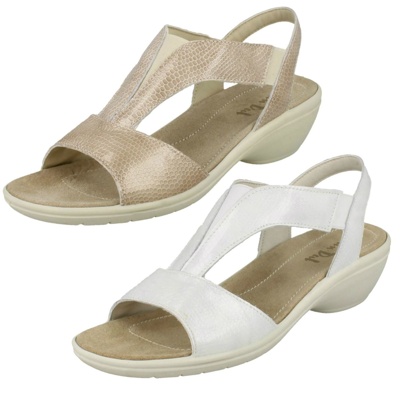 Bondi Winter Ladies Dress Sandals Crossover Ankle Strap Heel In Wedge Size  5-10 | Shoes On The Go