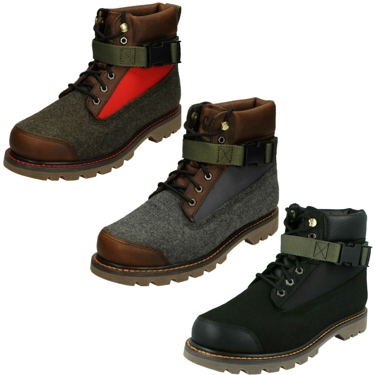 cat colorado boots black