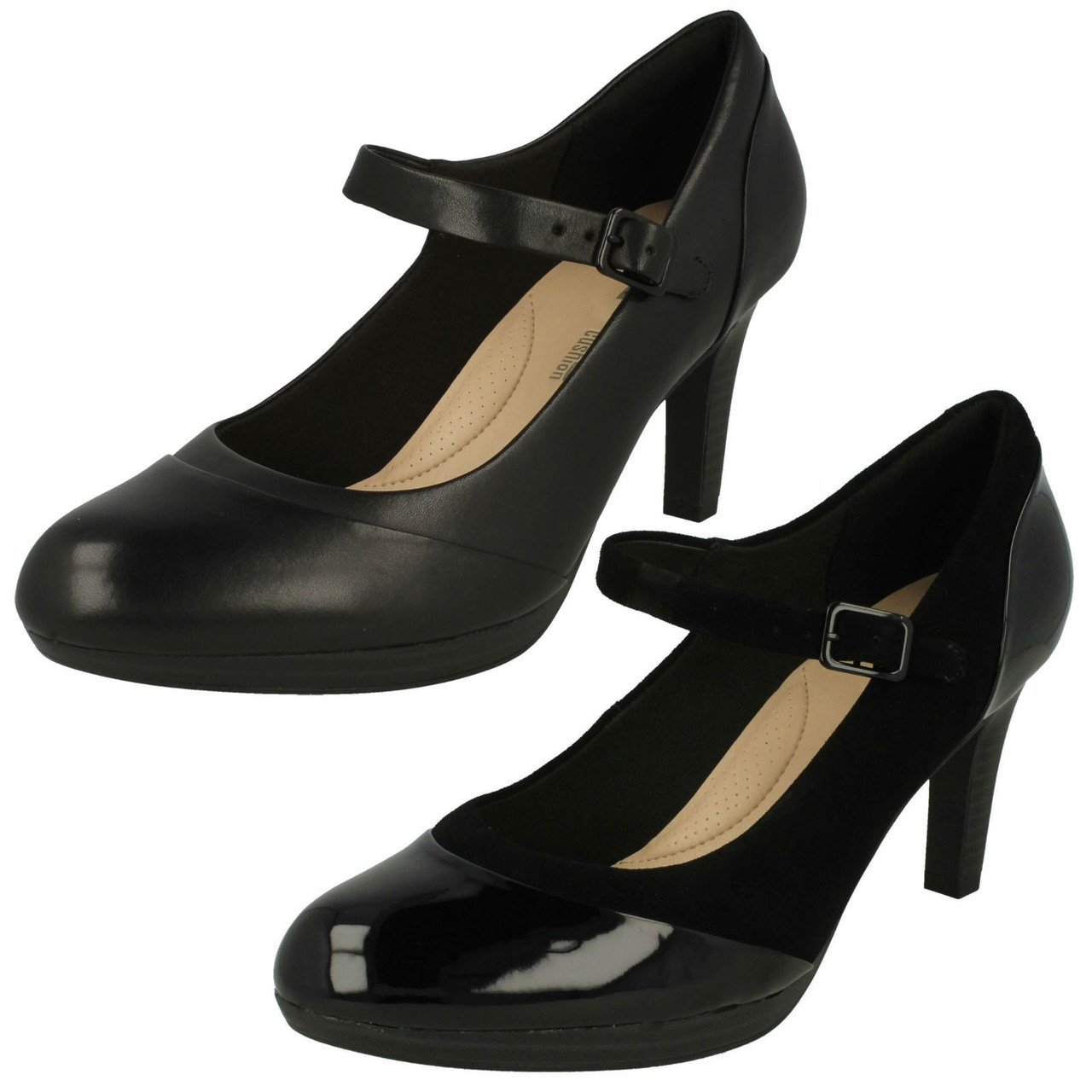 clarks court heels