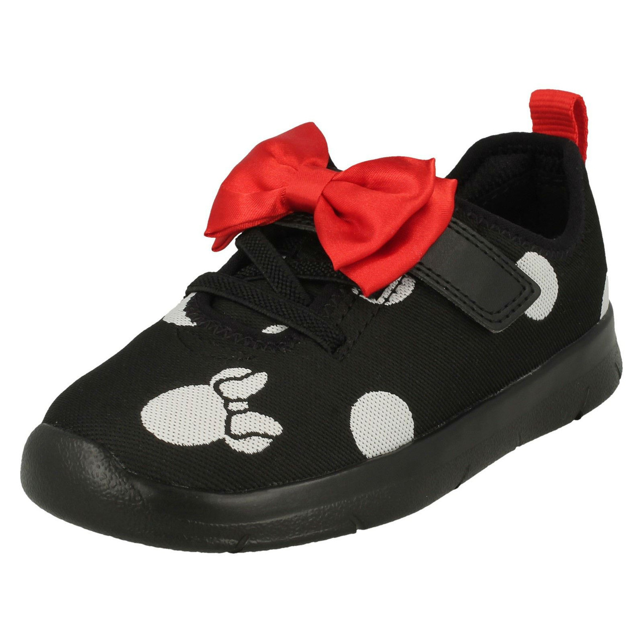 Girls Clarks Disney Minnie Mouse Bow 