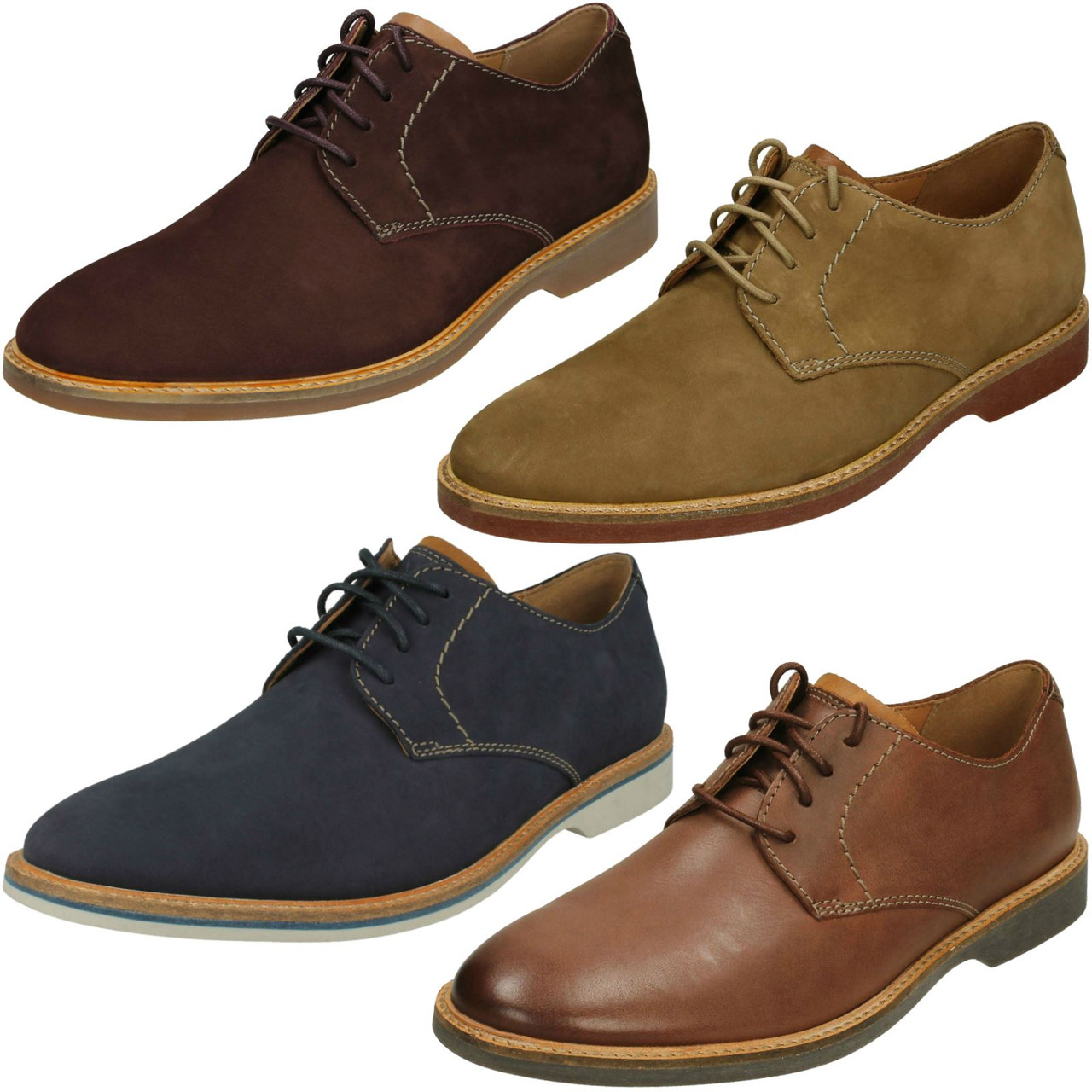 clarks casual leather shoes