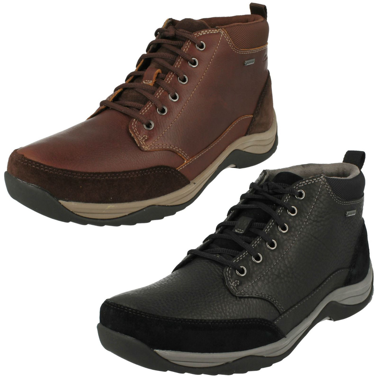 Mens Clarks Waterproof Lace Up Boots 