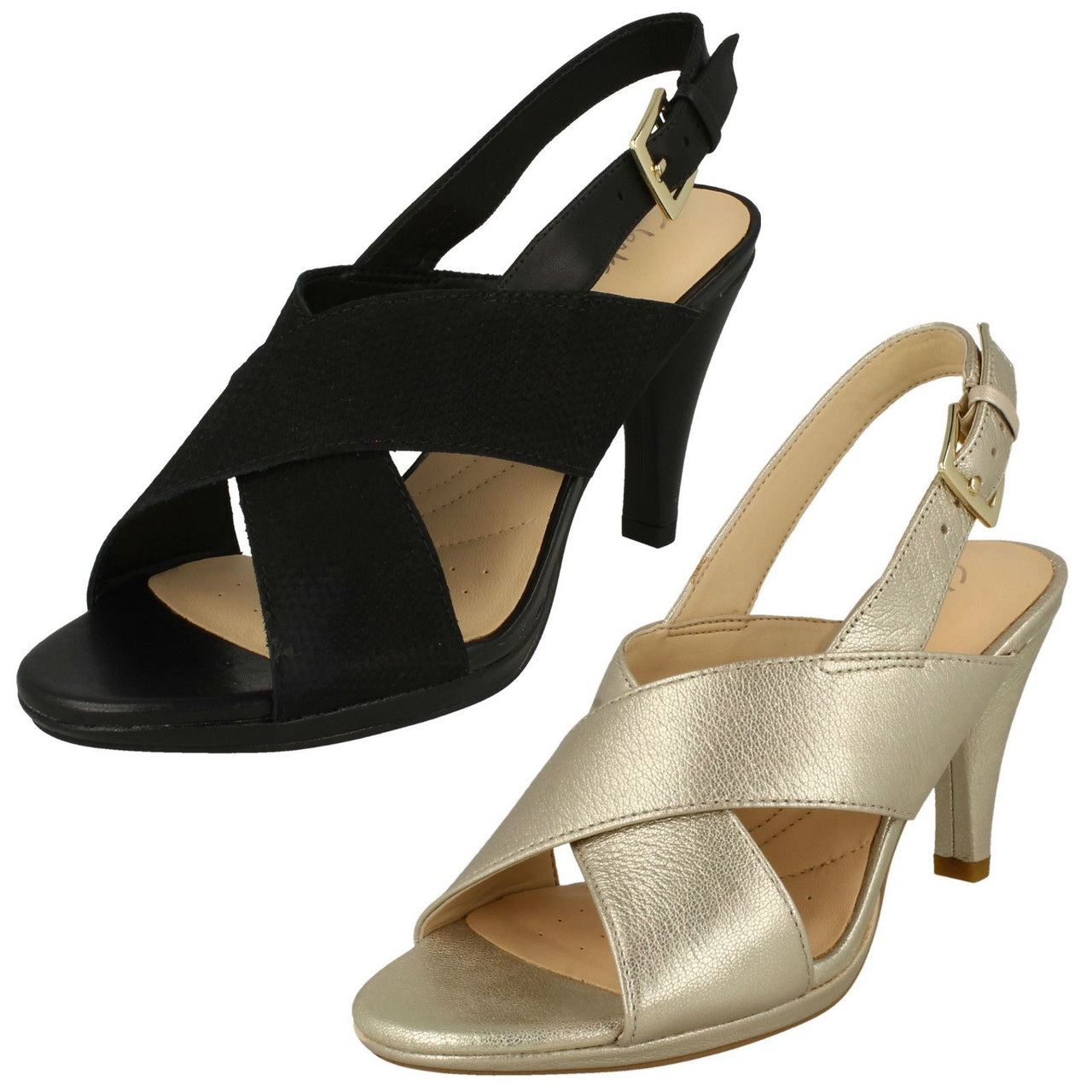 ladies clark sandals on sale