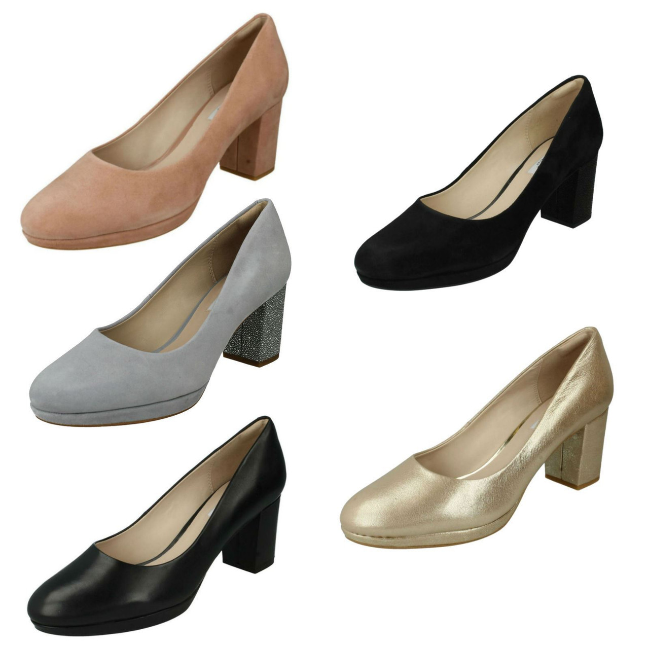 Ladies Clarks Smart Court Shoes Kelda Hope