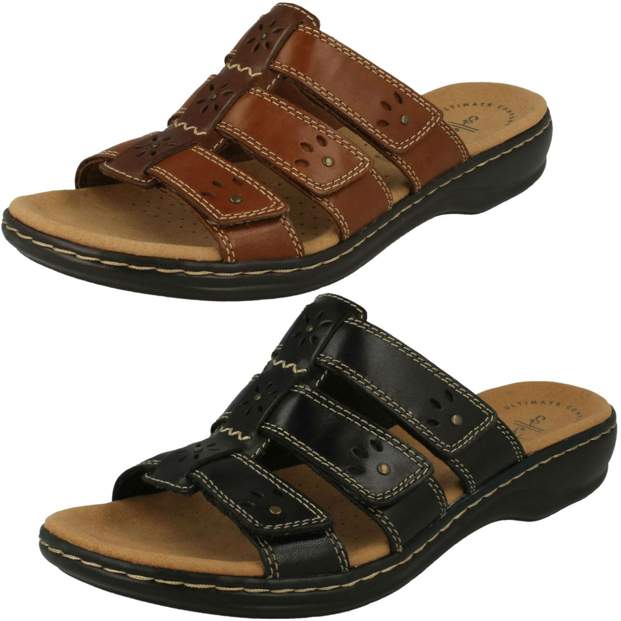 ladies black mule sandals