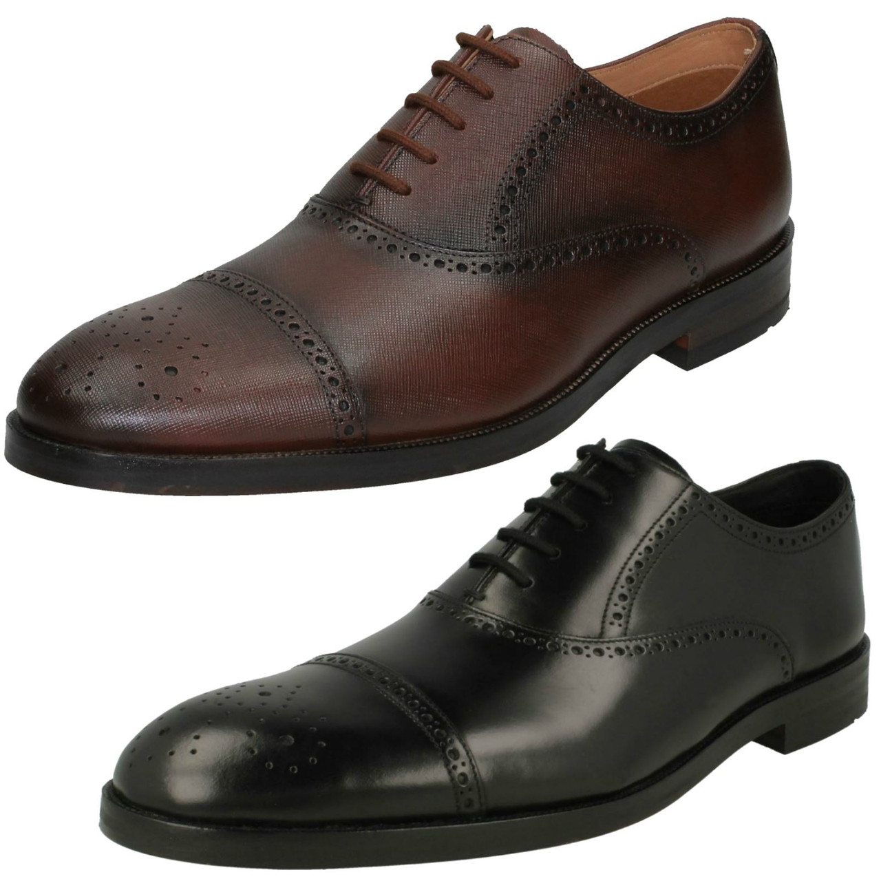 clarks cap toe oxford