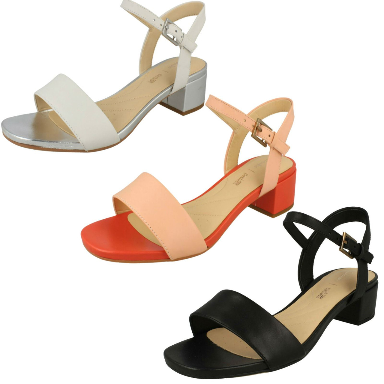 Clarks heels shop sandals