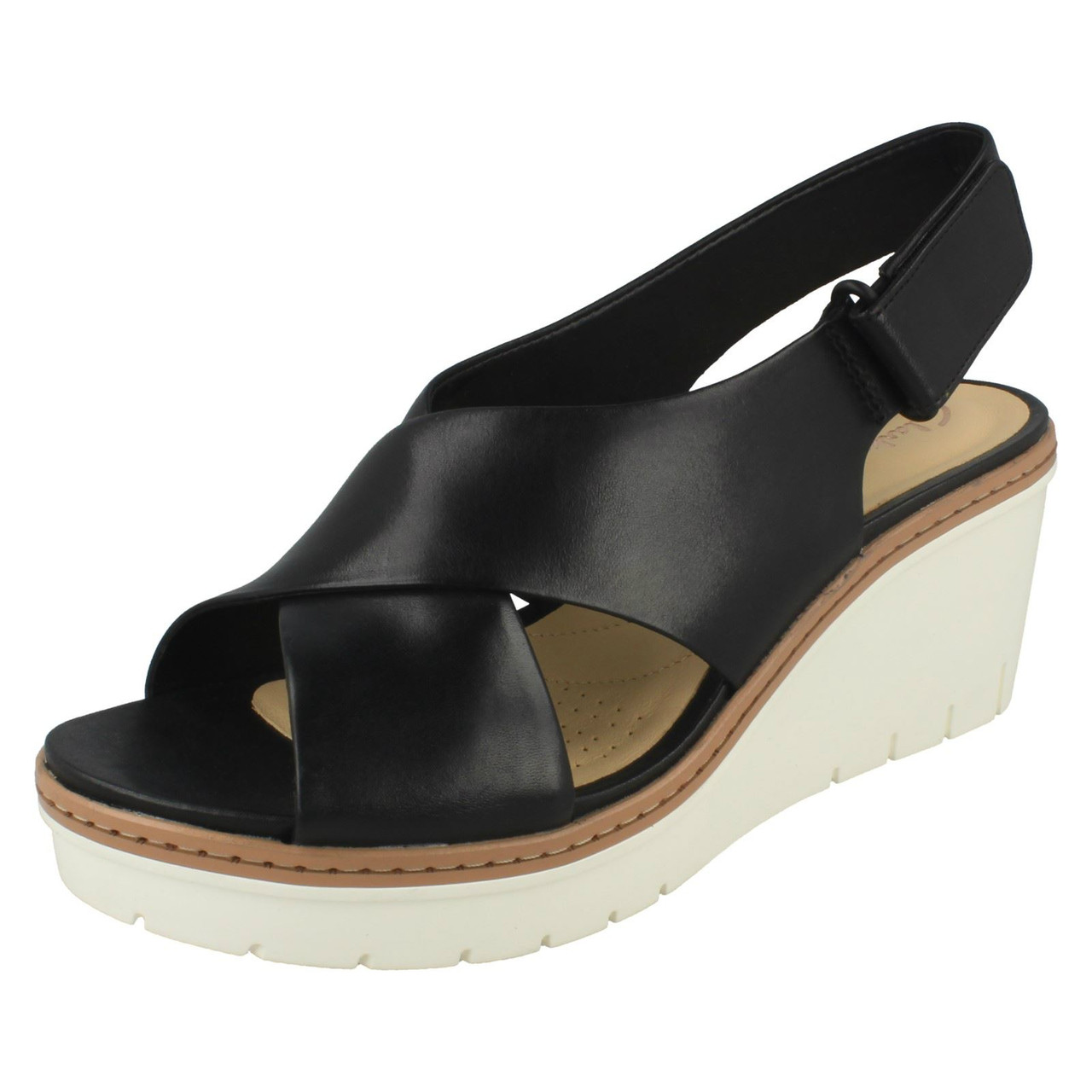 Ladies Clarks Slingback Wedge Heel 