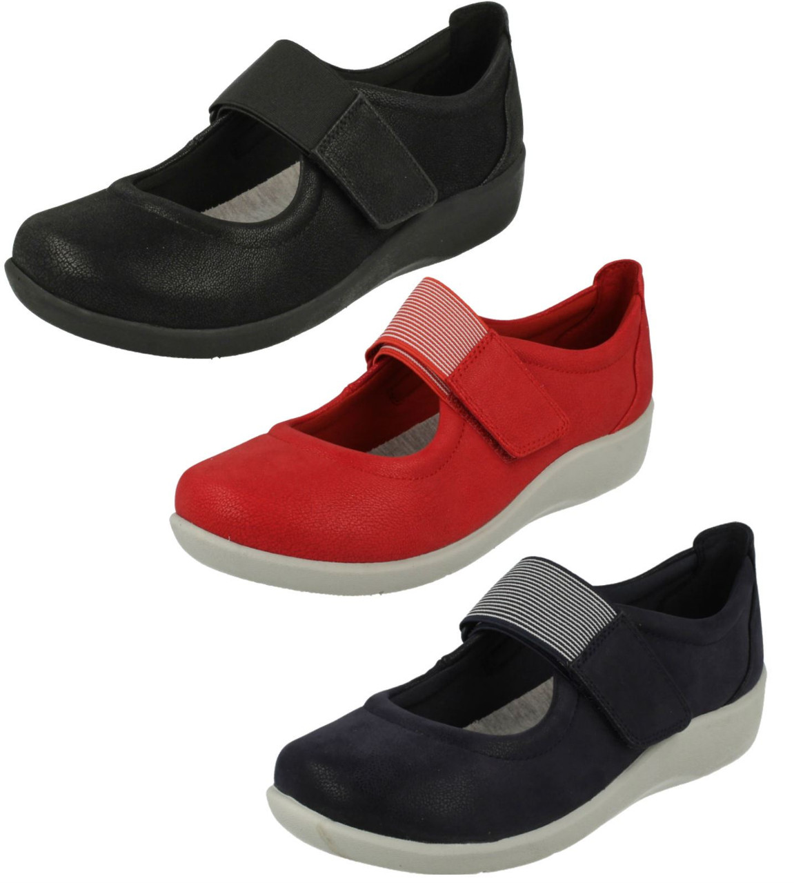 Ladies Clarks Cloudsteppers Casual Flat Shoes Sillian Cala